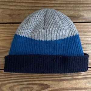 Smartwool Grey, Blue, & Navy Winter Wool blend boys hat